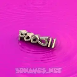 foojii in Pink Graffiti style - 3D name wallpaper