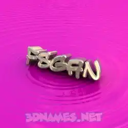 fsgan in Pink Graffiti style - 3D name wallpaper