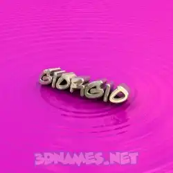 giorgio in Pink Graffiti style - 3D name wallpaper