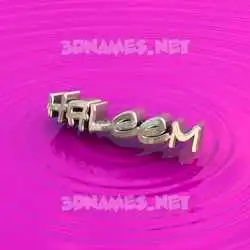 haleem in Pink Graffiti style - 3D name wallpaper