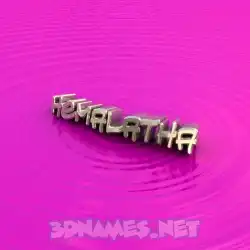 hemalatha in Pink Graffiti style - 3D name wallpaper