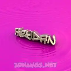 heydan in Pink Graffiti style - 3D name wallpaper