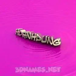 hoanhdung in Pink Graffiti style - 3D name wallpaper