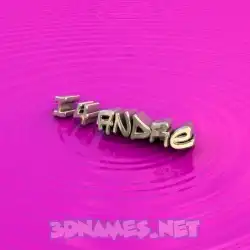 i 4 andre in Pink Graffiti style - 3D name wallpaper