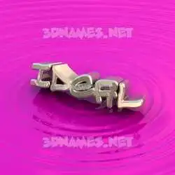 ideal in Pink Graffiti style - 3D name wallpaper