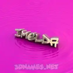 imelda in Pink Graffiti style - 3D name wallpaper