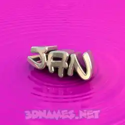 jan in Pink Graffiti style - 3D name wallpaper
