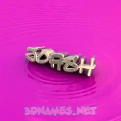 joash in Pink Graffiti style - 3D name wallpaper