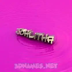 johlitha in Pink Graffiti style - 3D name wallpaper