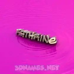 kathrine in Pink Graffiti style - 3D name wallpaper