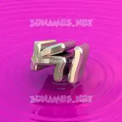 ki in Pink Graffiti style - 3D name wallpaper