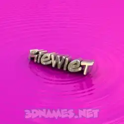 kiewiet in Pink Graffiti style - 3D name wallpaper
