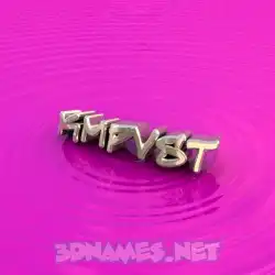kmpvst in Pink Graffiti style - 3D name wallpaper