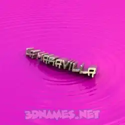 la maravilla in Pink Graffiti style - 3D name wallpaper