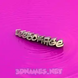 leebokage in Pink Graffiti style - 3D name wallpaper