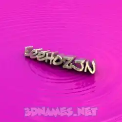 leehozjn in Pink Graffiti style - 3D name wallpaper