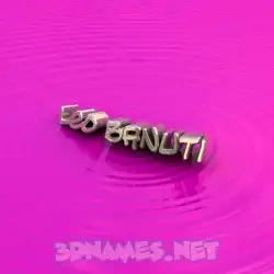 leo banuti in Pink Graffiti style - 3D name wallpaper