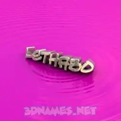 lethabo in Pink Graffiti style - 3D name wallpaper