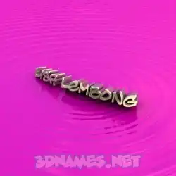 lisa lembong in Pink Graffiti style - 3D name wallpaper