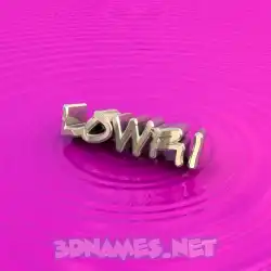 lowri in Pink Graffiti style - 3D name wallpaper