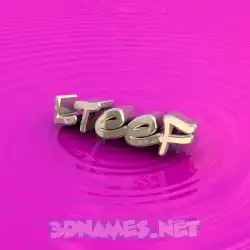 lteef in Pink Graffiti style - 3D name wallpaper