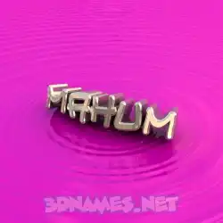 mahum in Pink Graffiti style - 3D name wallpaper