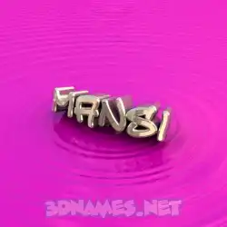 mansi in Pink Graffiti style - 3D name wallpaper