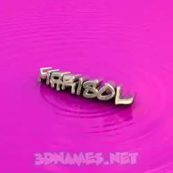 marisol in Pink Graffiti style - 3D name wallpaper