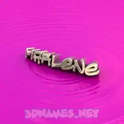marlene in Pink Graffiti style - 3D name wallpaper