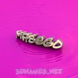 masego in Pink Graffiti style - 3D name wallpaper