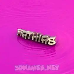 mathias in Pink Graffiti style - 3D name wallpaper