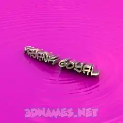 mayank goyal in Pink Graffiti style - 3D name wallpaper