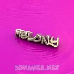 melony in Pink Graffiti style - 3D name wallpaper