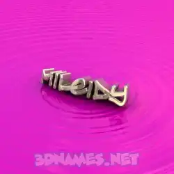 mileidy in Pink Graffiti style - 3D name wallpaper