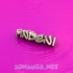 mndeni in Pink Graffiti style - 3D name wallpaper