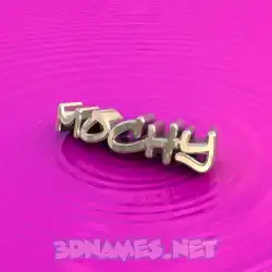 mochy in Pink Graffiti style - 3D name wallpaper