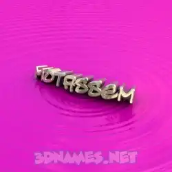 motassem in Pink Graffiti style - 3D name wallpaper