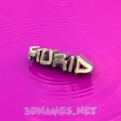murid in Pink Graffiti style - 3D name wallpaper