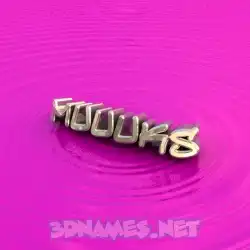 muuuks in Pink Graffiti style - 3D name wallpaper