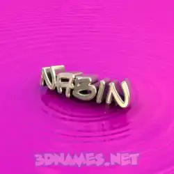 nabin in Pink Graffiti style - 3D name wallpaper