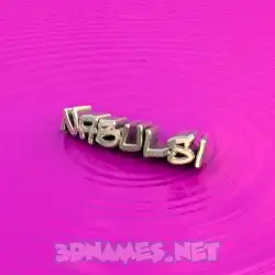 nabulsi in Pink Graffiti style - 3D name wallpaper