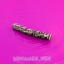 nagalakshmi in Pink Graffiti style - 3D name wallpaper