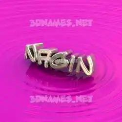 nagin in Pink Graffiti style - 3D name wallpaper