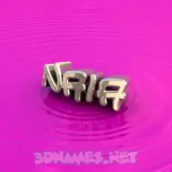 naia in Pink Graffiti style - 3D name wallpaper
