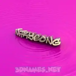 nakyeong in Pink Graffiti style - 3D name wallpaper