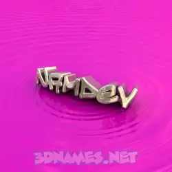 namdev in Pink Graffiti style - 3D name wallpaper