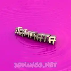 namrata in Pink Graffiti style - 3D name wallpaper