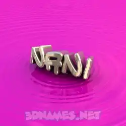 nani in Pink Graffiti style - 3D name wallpaper