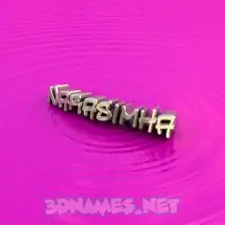 narasimha in Pink Graffiti style - 3D name wallpaper