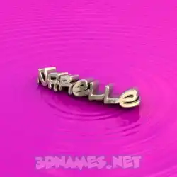 narelle in Pink Graffiti style - 3D name wallpaper